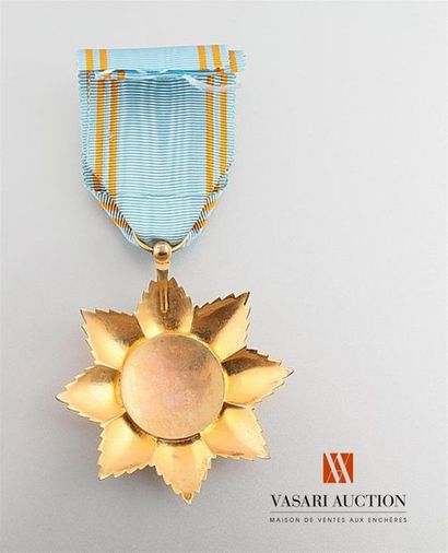 null France - Ordre de l'Étoile d'Anjouan, (institué en 1896), étoile d'officier,...