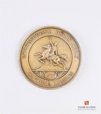 null Souvenirs du Général WEYGAND (provenance familiale) : médaille de table 76 mm,...