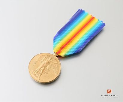 null Royaume uni - médaille de la victoire interalliée 1914-1918, attribuée sur la...