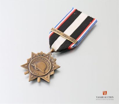 null France: médaille du Chemin des Dames, combattant de l'Aisne, étoile de bronze,...