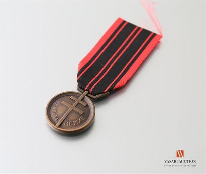 null France: médaille de la résistance, diamètre 32 mm, TTB
