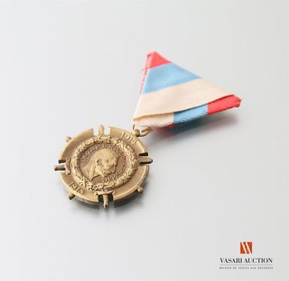 null Serbie: médaille commémorative de la guerre 1914-1918, TBE
