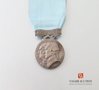 null France: médaille de Château-Thierry, premier modèle, ruban insolé, BE-TBE
