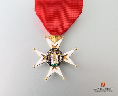 null Ordre de Saint-Louis , croix de chevalier en or et émail, pointes pommetées...