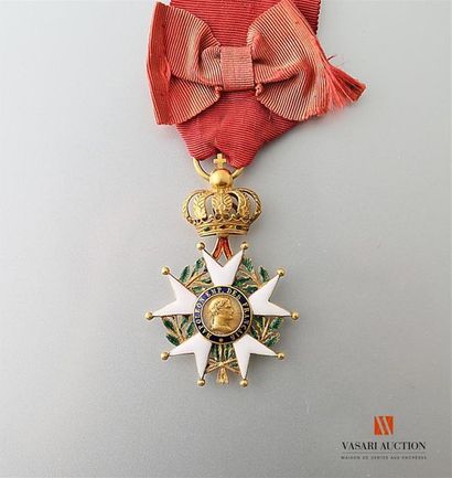 null France: Ordre de la Légion d'Honneur, étoile d'officier, vermeil, 39 mm, bélière...