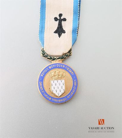 null Médaille de la fédération des hospitaliers sauveteurs bretons, 32 mm, ruban...