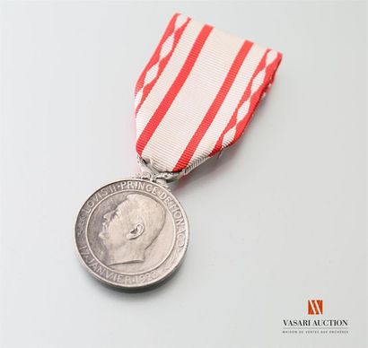 null Principauté de Monaco - Louis II, prince de Monaco, 17 janvier 1923, médaille...