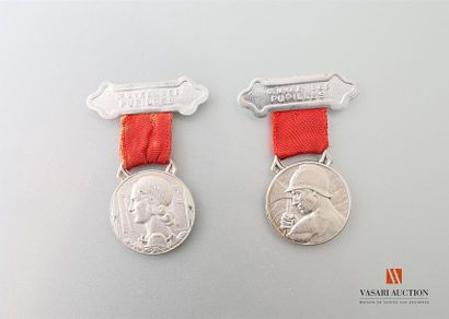 null Oeuvre des pupilles des sapeurs pompiers de France, médaille commémorative 25...