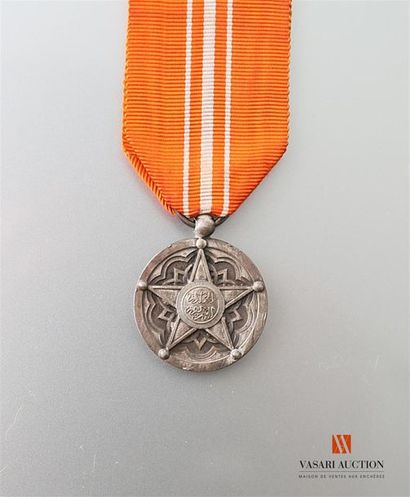 null France - Médaille de Satisfaction (Dahir), créée en 1937, en bronze argenté,...
