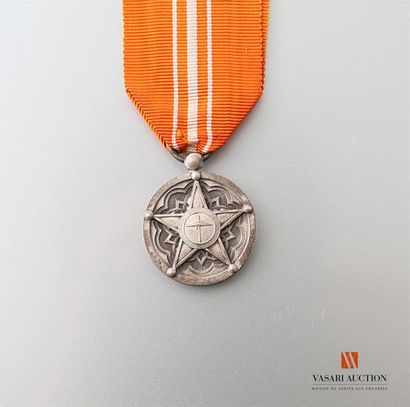 null France - Médaille de Satisfaction (Dahir), créée en 1937, en bronze argenté,...