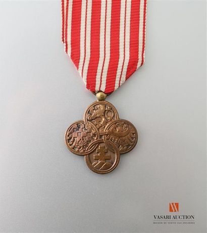 null Tchécoslovaquie - Croix de guerre 1914-1918, TBE
