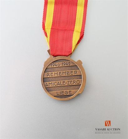 null Belgique - Médaille de la résistance de Liège, TTB
