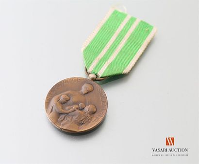null Orphelinat des chemins de fer français - Médaille prévoyance solidarité, bronze,...