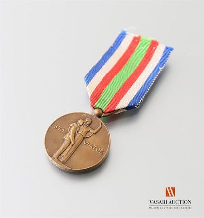 null Le refuge des cheminots, Sta.Viator - Médaille bronze, 32 mm, gravée par PM.Dammann,...
