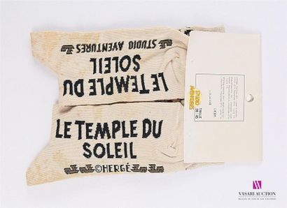 null HERGÉ - Studio aventures 
Paire de chaussettes " Le Temple du Soleil" 
Taille...