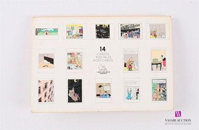null HERGE - TINTIN
Livret de quatorze cartes postales sur les aventures de Tintin
(rousseurs...