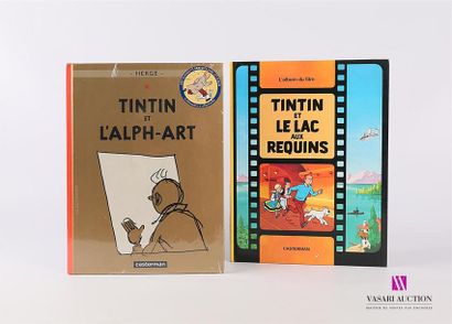 null HERGE - TINTIN
Album Tintin et l'Alph-Art avec une silhouette de Tintin et Milou...
