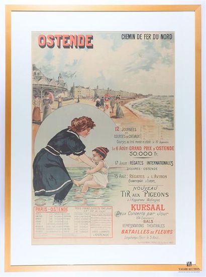 null GRAY Henri (1858-1924) Affichiste
Affiche en papier " Ostende, Chemin de fer...