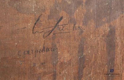 null Ecole française du XVIIIème siècle
Paysage aux moutons
Huile sur panneau
Inscriptions...