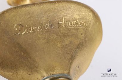 null HOUDON Jean Antoine (1741-1828) D'après
Buste de diane
Bronze à patine doré
Il...