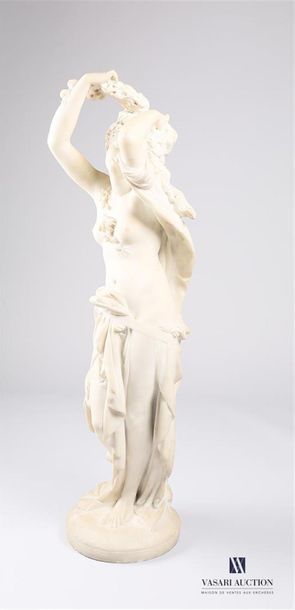 null CARRIER-BELLEUSE Albert-Ernest (1824-1887) 
L'Aurore 
Marbre blanc de Carrare...