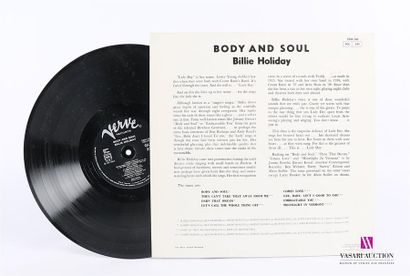 null BILLIE HOLIDAY - Body and Soul
1 Disque 33T sous pochette imprimée et chemise...