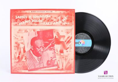 null JAMES P. JOHNSON - Piano solos .. Fats and me.. 1944
1 Disque 33T sous pochette...
