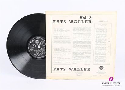null FATS WALLER Vol 3
1 Disque 33T sous pochette imprimée et chemise cartonnée
Label...