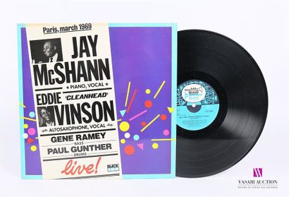 null JAY McSHANN / EDDIE VINSON - Live Paris March 1969 
1 Disque 33T sous pochette...