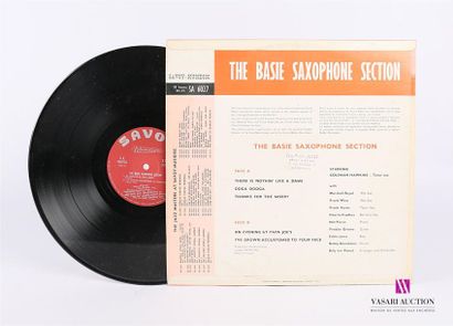 null THE BASIE SAXOPHONE SECTION STARRING COLEMAN HAWKINS 
1 Disque 33T sous pochette...