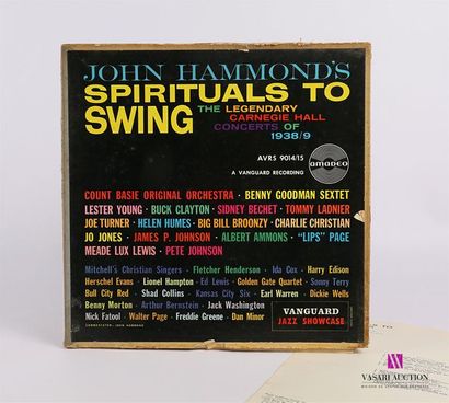 null JOHN HAMMOND'S SPIRITUALS TO SWING 
2 Disques 33T sous coffret 
Label : AMADEO...