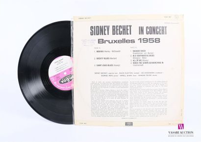 null SYDNEY BECHET - In Concert Bruxelles 1958
1 Disque 33T sous pochette et chemise...