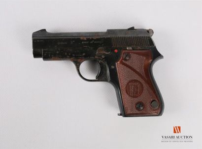 null Pistolet semi automatique UNIQUE Hendaye France modèle L - calibre 7.65 - N°727...