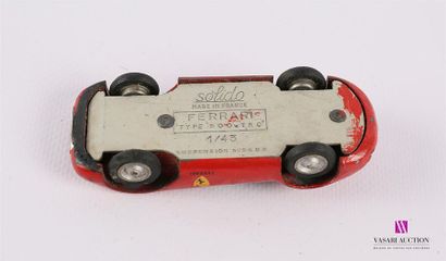 null SOLIDO (FRANCE)
FERRARI TYPE 500 TRC - couleur rouge
(fortes usures, accidents,...