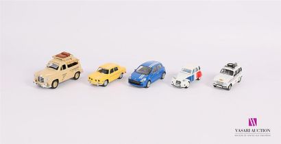 null MONDO MOTORS - VITESSE (CHINE)
Lot de cinq véhicules : Renault colorale - Renault...