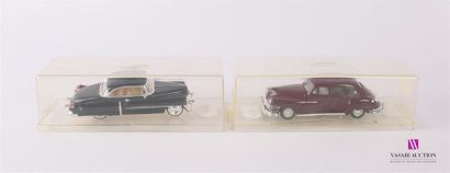 null VITESSE (PORTUGAL)
Lot de deux véhicules échelle 1/43 : Cadillac - Chrysler...