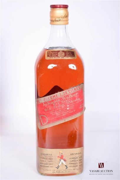 null 1 magnum	Old Scotch Whisky Johnnie Walker Red Label		
	2,28 L 40°. A prendre...