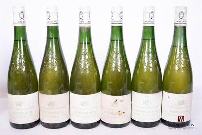 null 6 bouteilles	BONNEZEAUX mise Château Perray-Jouannet		1987
	Et. fanées et tachées....
