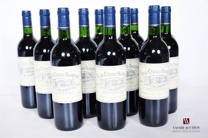 12 bouteilles	VIEUX CHÂTEAU BOURGNEUF	Pomerol	1997
	Et....
