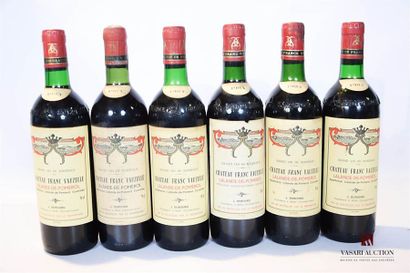 null 6 bouteilles	CHÂTEAU FRANC VAUZELLE	Lalande de Pomerol	1983
	Et. un peu tachées....