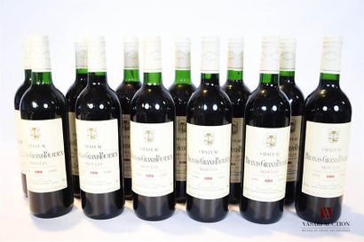 null 12 bouteilles	CHÂTEAU BRANAS GRAND POUJEAUX	Moulis	1998
	Et.: 11 impeccables,...