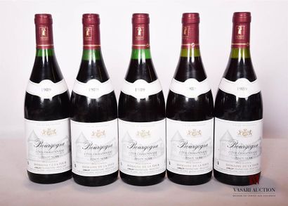 null 5 bouteilles	BOURGOGNE "Côte Chalonnaise" Pinot Noir mise Dom. de la Tour		1989
	Et....