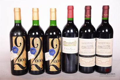 null Lot de 6 bouteilles comprenant :		
3 bouteilles	BAILLY DE BOURG mise coop	Côtes...