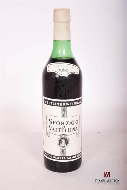 null 1 bouteille	SFORZATO DI VALTELLINA Vin rouge des Abruzzes (Italie)		1969
	Et....