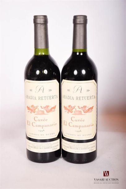null 2 bouteilles	Vin de Table de Castilla y Leon "Cuvée El Campario"		1996
	Et....