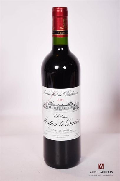 null 1 bouteille	CHÂTEAU MONTJON LE GRAVIER	1ères Côtes de Bordeaux	2008
	Présentation...