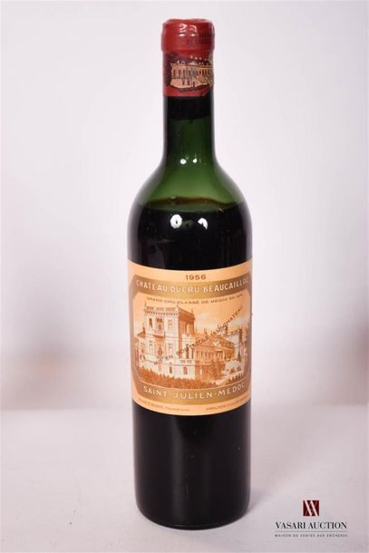 null 1 bouteille	CHÂTEAU DUCRU BEAUCAILLOU	St Julien GCC	1956
	Et. un peu fanée et...