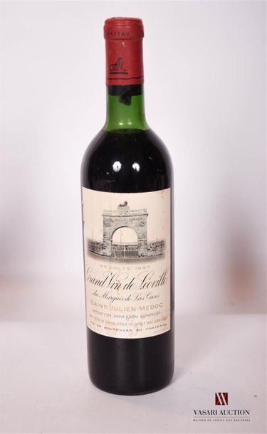 null 1 bouteille	CHÂTEAU LÉOVILLE LAS CASES	St Julien GCC	1967
	Et. tachée et légèrement...