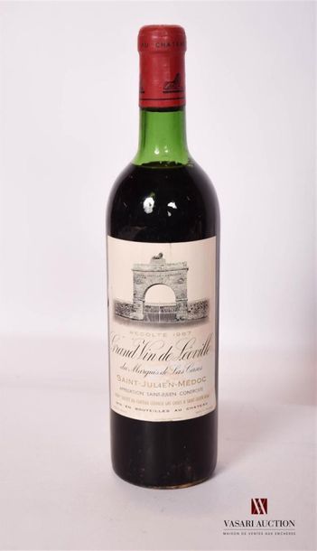 null 1 bouteille	CHÂTEAU LÉOVILLE LAS CASES	St Julien GCC	1967
	Et. un peu tachée....