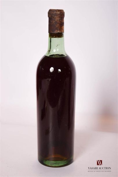 null 1 bouteille	CHÂTEAU GUIRAUD	Sauternes 1er CC	1942
	Sans étiquette. Identification...